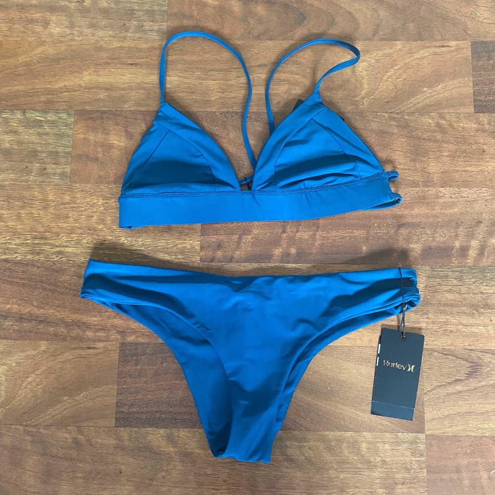 Blue Hurley Bikini Set